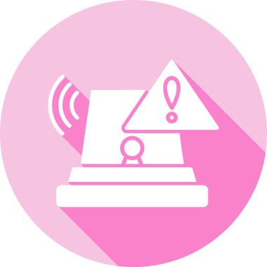 Bir wifi simgesinin vektör illüstrasyonu