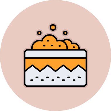 fırın simgesi vektör illüstrasyonu