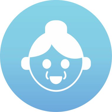 Mutlu bir çocuk yüzü ve mutlu bir gülümseme