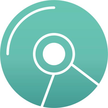 vektör cd simgesi illüstrasyonu