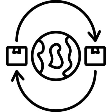 seo modern simgesinin vektör illüstrasyonu