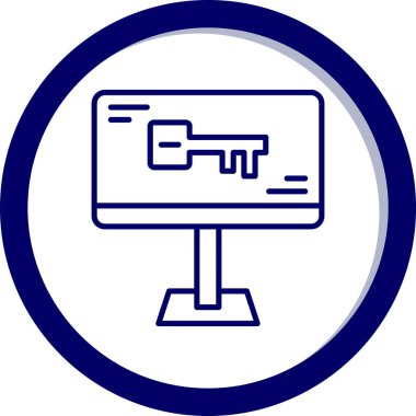 Seo simgesinin vektör illüstrasyonu