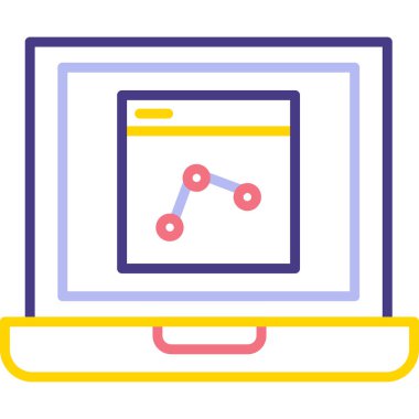 grafik grafik grafik çizelgesi çizim tasarımı olan dizüstü bilgisayar