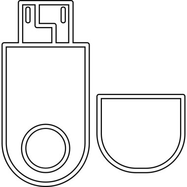 sigara çakmak simgesi, vektör tasarımı