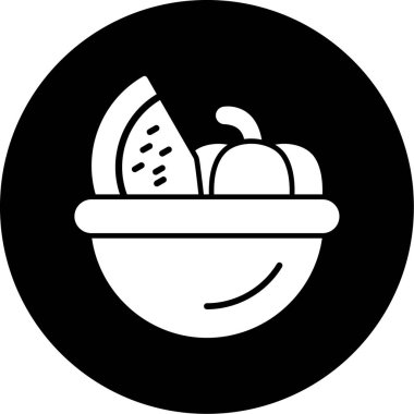 Gıda simgesinin vektör illüstrasyonu