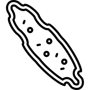 Yemek. Web simgesi basit illüstrasyon