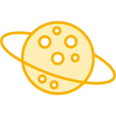 İzole pizza ikonu vektör tasarımı