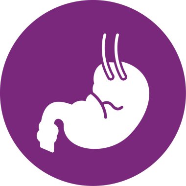 Mor halkalı bebek. vektör illüstrasyonu