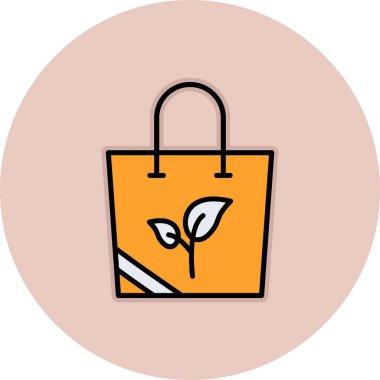 Bir alışveriş çantasının vektör çizimi