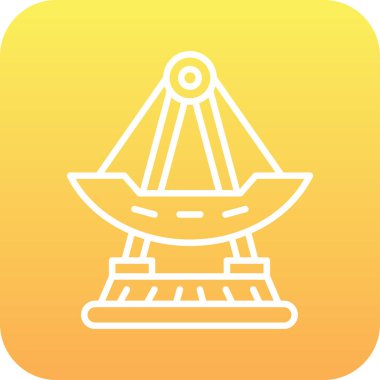 Eşsiz Çin feneri vektör çizgisi simgesi