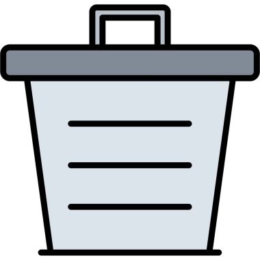 Sepet sepeti alışveriş simgesi ana hatlarıyla