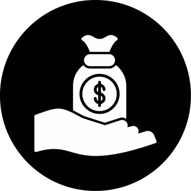 Para için. Web simgesi basit tasarım