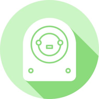 Tek bir izole simgenin vektör illüstrasyonu