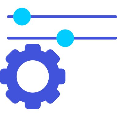 Teçhizat Web simgesi basit illüstrasyon