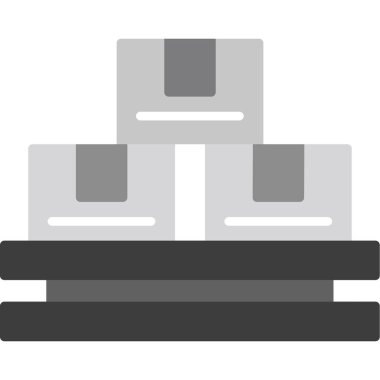 Yazıcı. Web simgesi basit illüstrasyon