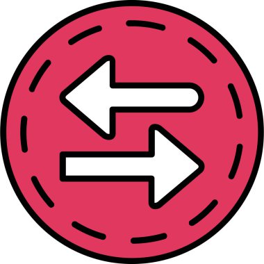 ok simgesi vektör illüstrasyonu