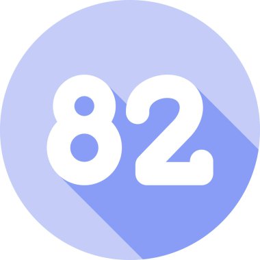 Sekiz numaralı simge, vektör illüstrasyonu