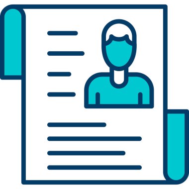 ID kart simgesi vektör illüstrasyonu