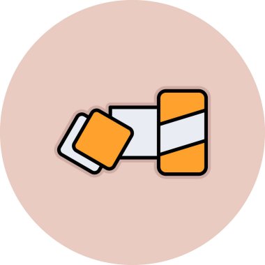 Bir kitap simgesinin vektör illüstrasyonu