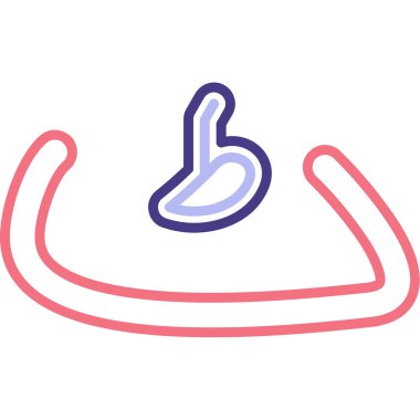 Bir simgenin vektör illüstrasyonu