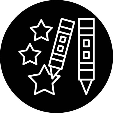 kalem simgesi vektör illüstrasyonu