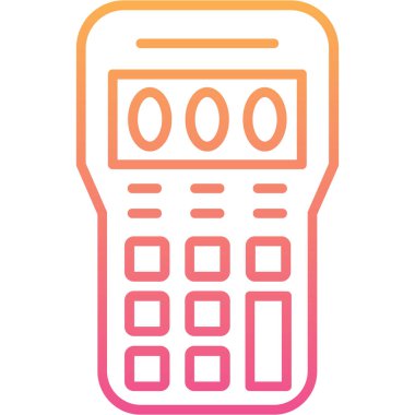 Cep telefonu. Web simgesi basit illüstrasyon