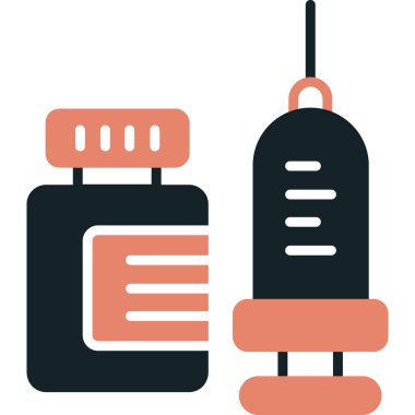 kablo vektör simgesi, doldurulmuş - düz biçim