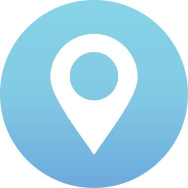 vektör konum simgesi