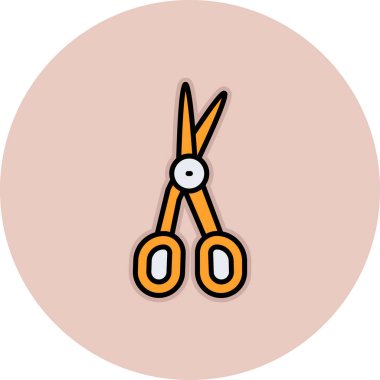 makas renk çizgisi simgesini kes