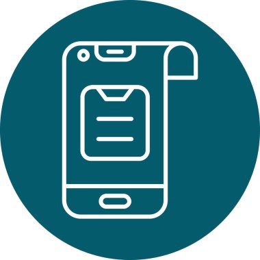 Kişisel ve ticari kullanım için akıllı telefon vektör simgesi simgesi vektör çizimi..