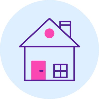 ev simgesi vektör illüstrasyonu