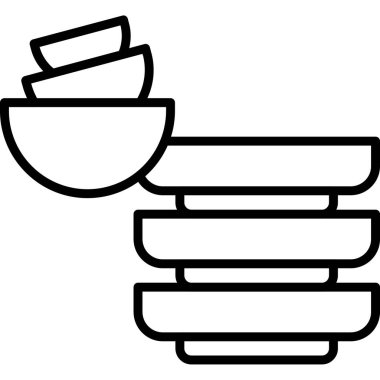 Yemek. Web simgesi basit tasarım