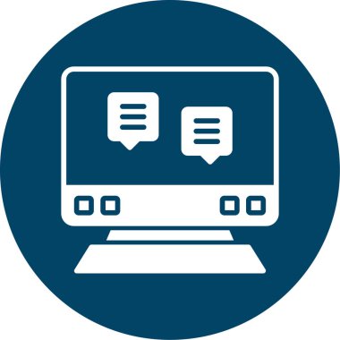 bilgisayar simgesi vektör illüstrasyonu