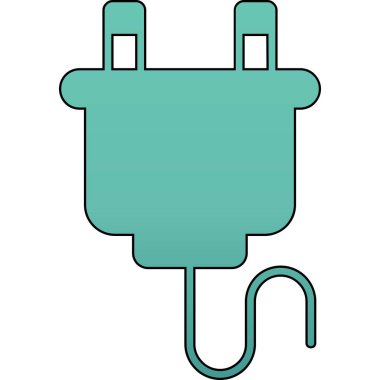 Modern b 'nin vektör illüstrasyonu eksik simgesi