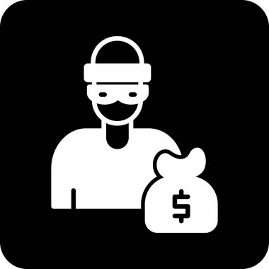 Para simgesi olan adam