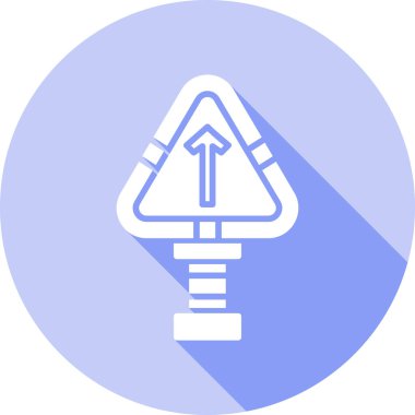 Trafik konisi vektör simgesi