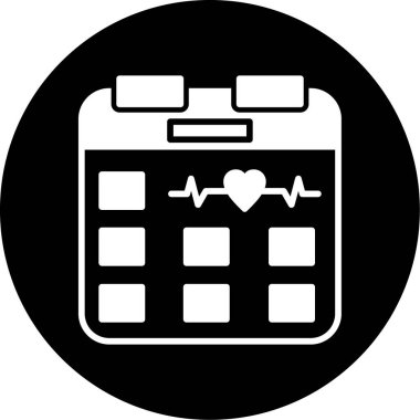 takvim simgesini, basit vektör çizim