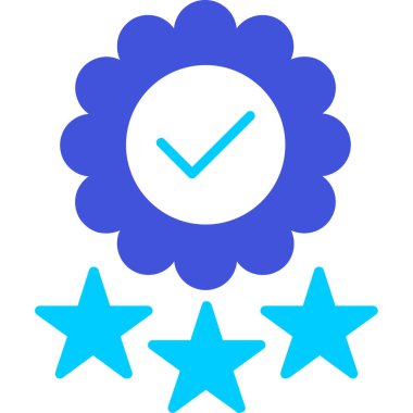 Rozet. Web simgesi basit tasarım