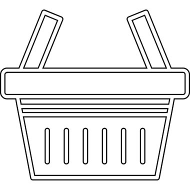 Sepet ikonlu alışveriş arabası