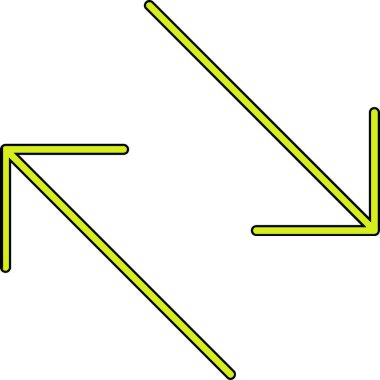 ok simgesi vektör illüstrasyonu