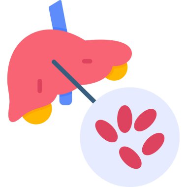 Et simgesinin vektör illüstrasyonu