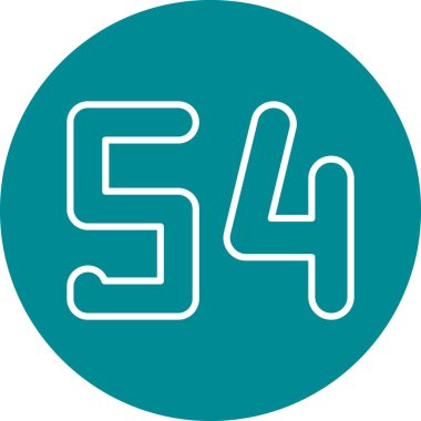 5, 4, 5 numaralı simge ana hat biçiminde