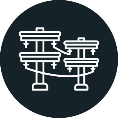 Modern b 'nin vektör illüstrasyonu eksik simgesi