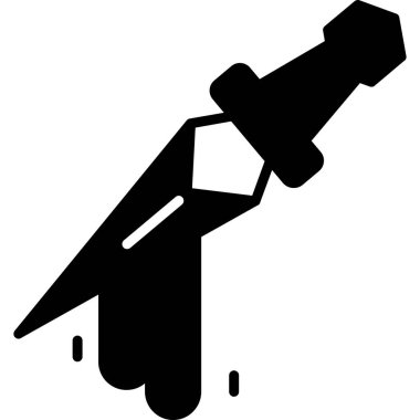 Silah. Web simgesi basit illüstrasyon