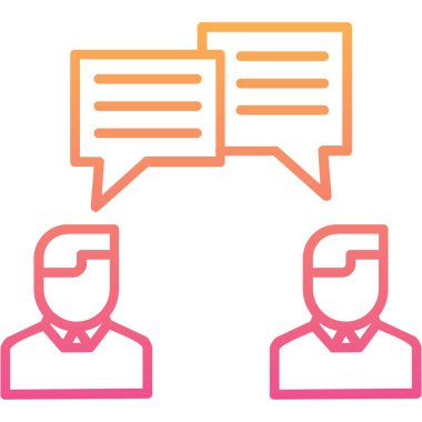 Konuşma baloncukları. Web simgesi