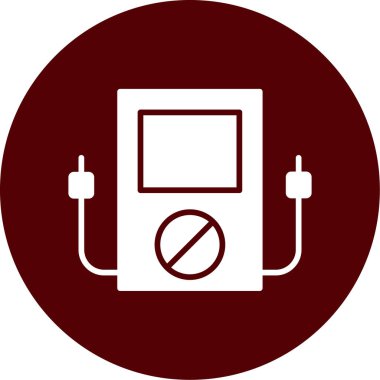 Pil. Web simgesi basit illüstrasyon