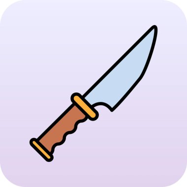 Çizgi film kılıcının vektör çizimi