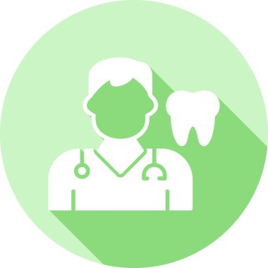 dişçi ve diş simgesi