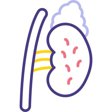 Bir insan simgesinin vektör illüstrasyonu