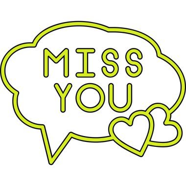 Seni seviyorum. vektör illüstrasyonu